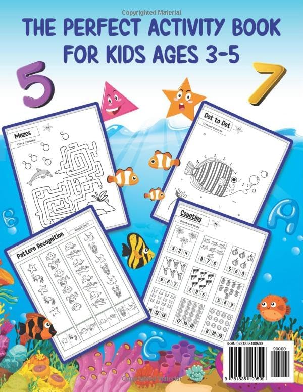 The XL Activity Book for Kids ages 3-5: Puzzles, Early Learning and Creative Fun | Activities for Travel and at Home by Splendid Youth