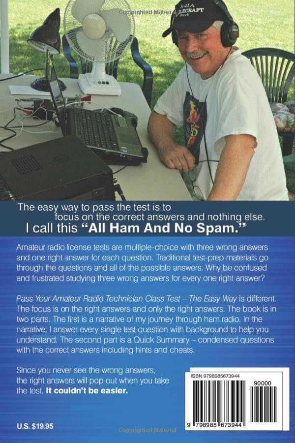 Pass Your Amateur Radio Technician Class Test - The Easy Way: 2026-2030 (EasyWayHamBooks) by Craig Buck K4IA