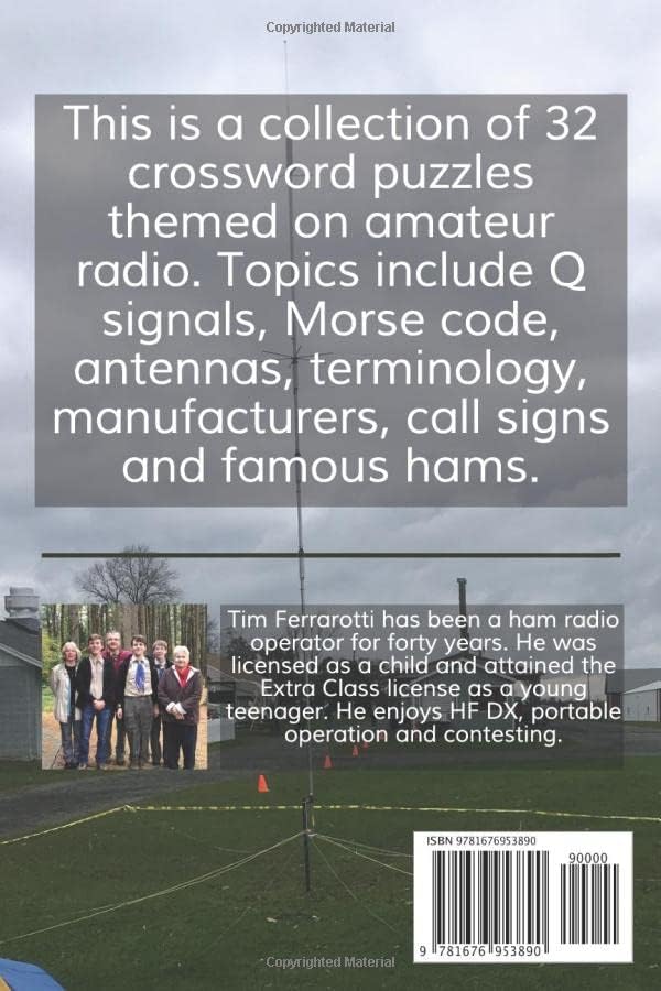 32 Amateur Radio Crossword Puzzles by Dr. Timothy W. Ferrarotti
