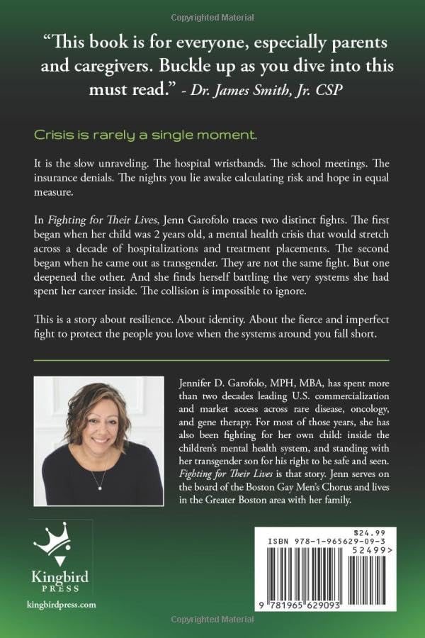 Fighting For Their Lives: One Mother’s Battle for Her Child’s Mind, Body, and Right To Be Seen by Jenn Garofolo