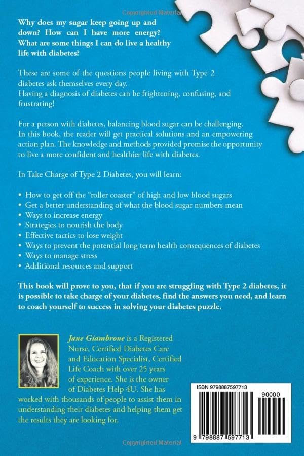 Take Charge of Type 2 Diabetes: Successfully Solve Your Diabetes Puzzle by Jane Giambrone