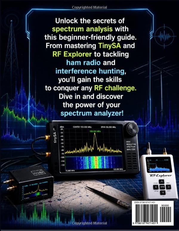 Spectrum Analyzer Made Simple: Practical RF Measurement Guide for Beginners and Hobbyists with TinySA, RF Explorer, Ham Radio, and Interference Hunting by Skillforge Press