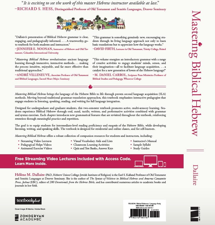 Mastering Biblical Hebrew: A Living Language Grammar by Helene Dallaire