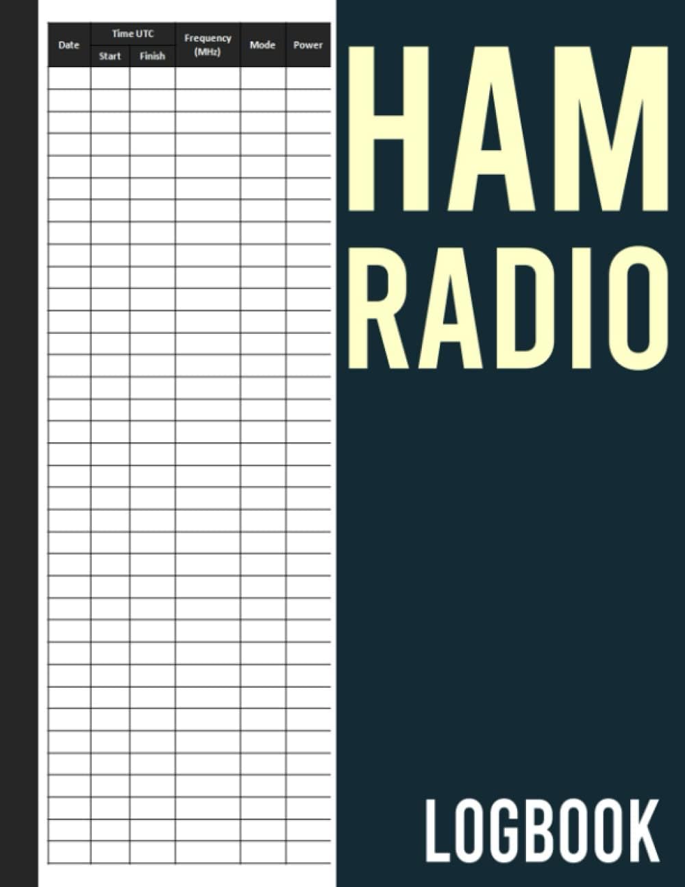 Ham Radio Log Book: Logbook for Ham Radio Operators, Amateur Ham Radio Station Log Book, Ham Radio Contact Keeper, Amateur Radio Operator Station Log Book, Size 8.5 x 11 inches by chaiba publishing