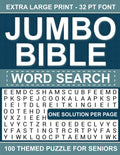 Jumbo Bible Word Search for Seniors: 100 Extra Large Print Puzzles with Classic Biblical Themes and 32 Pt Font Solutions for Easy Reading and Fun! by Tobias Hart