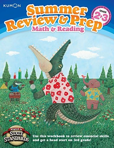 Kumon Summer Review & Prep Math & Reading Grade 2-3 by Kumon Publishing
