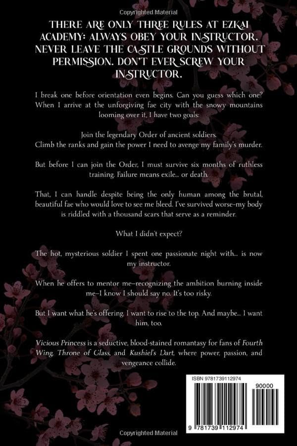Vicious Princess: Dark & Spicy Fae Millitary Academy Romantasy (The Trials of Death and Honor) by Karolina Wilde