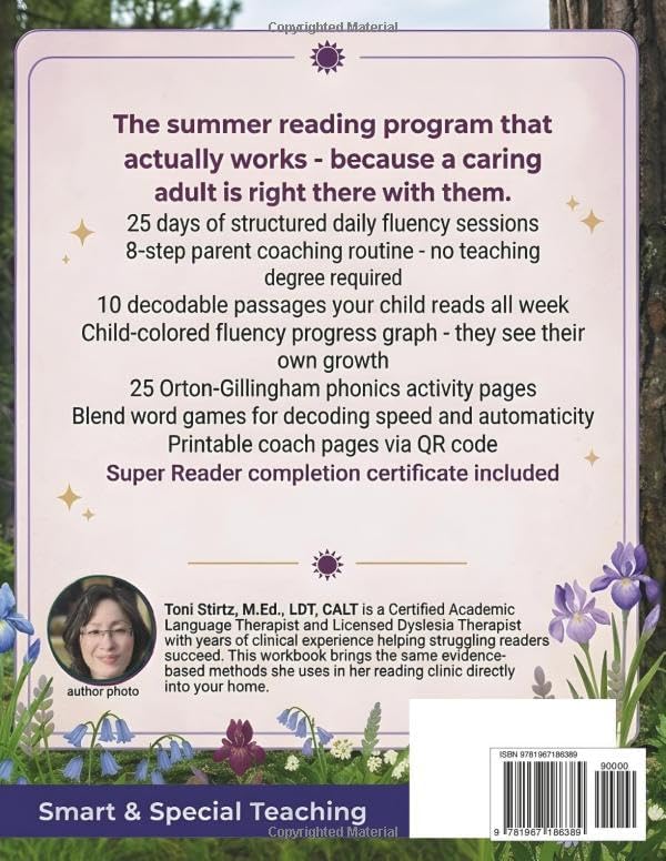 Summer Reading Fluency Workbook: First Grade to Second Grade · Science of Reading · Ages 6-8 (Increasing Reading Fluency) by Toni Stirtz
