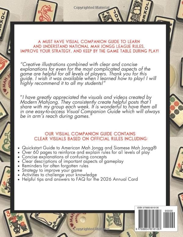 Visual Companion Guide: for American Mah Jongg by Dara Mosher Collins
