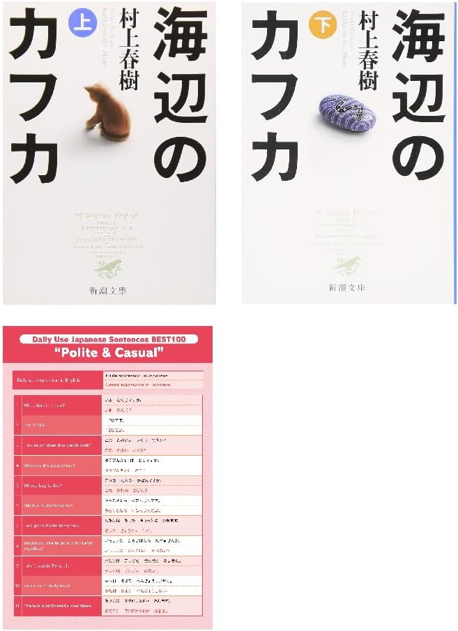 Kafka on the Shore Vols. 1 & 2 (Japanese Edition) with Polite & Casual Language Editions by Haruki Murakami