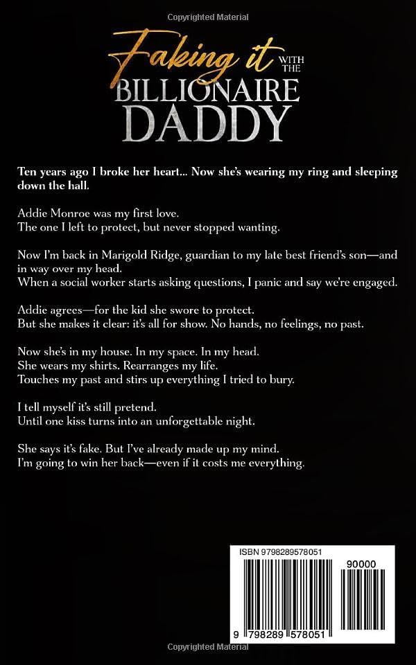 Faking it with the Billionaire Daddy: A small town enemies-to-lovers romance by Sasha Cross