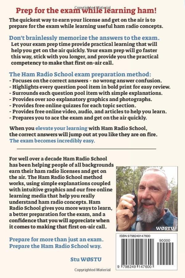 Ham Radio School Technician License Course 2026-2030 by Stu Turner