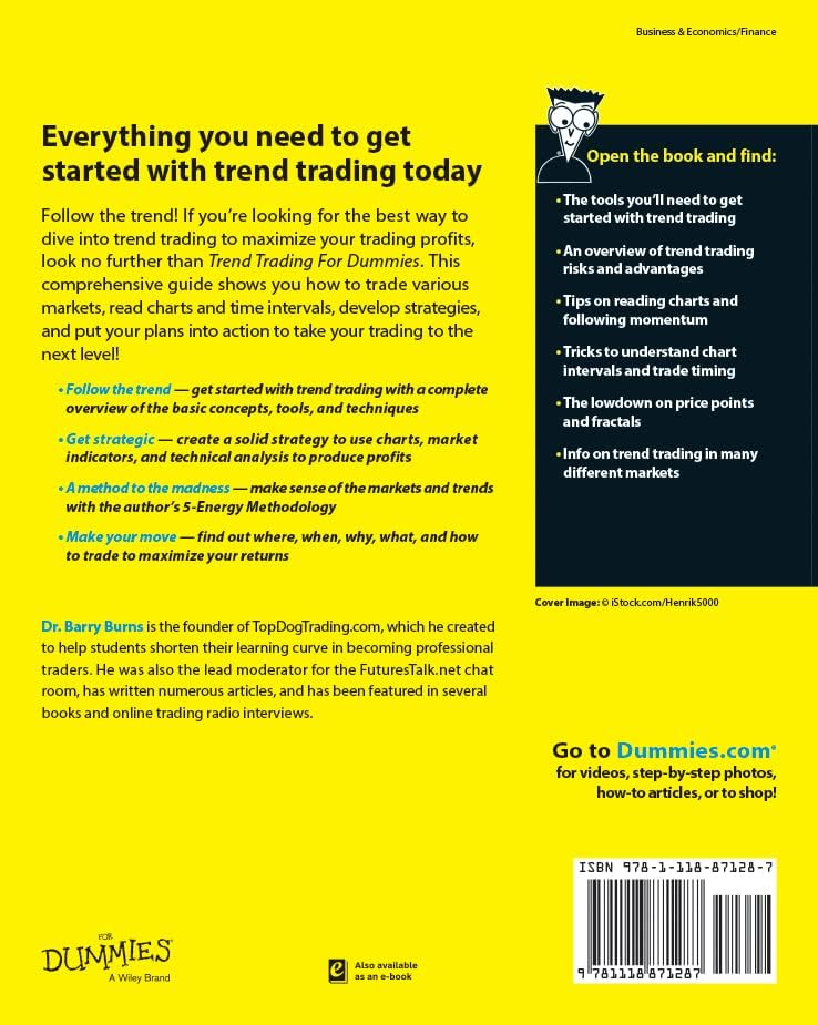Trend Trading For Dummies (For Dummies Series) by Barry Burns