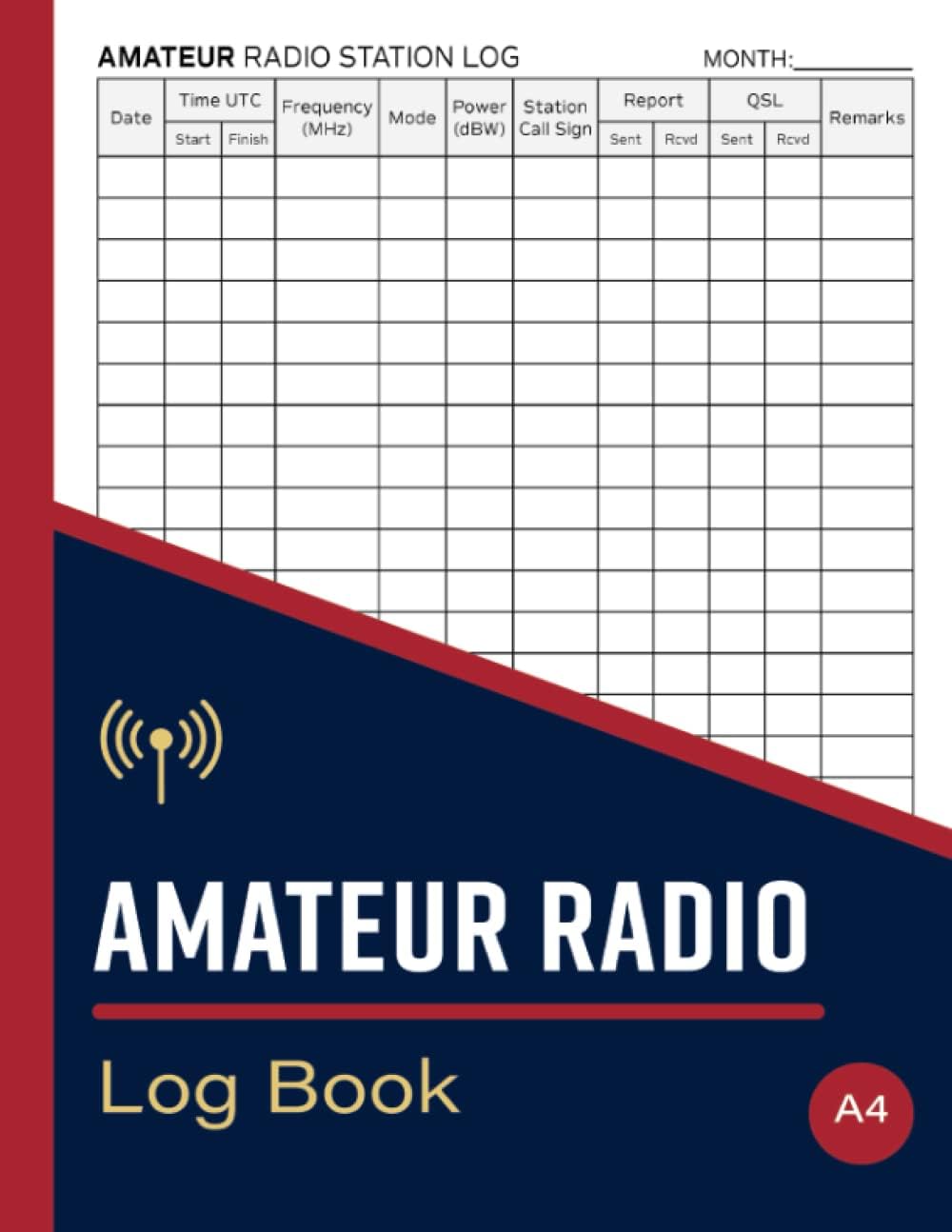 Amateur Radio Log Book: Ham Radio Record Book by Black Forest Publications