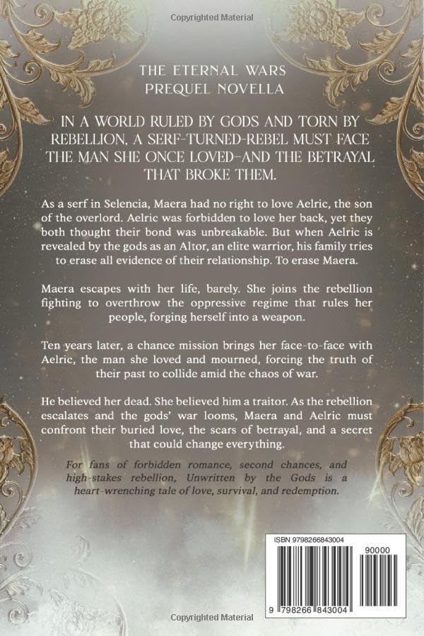 Unwritten by the Gods (The Eternal Wars Romantasy Series) by Caty Rogan