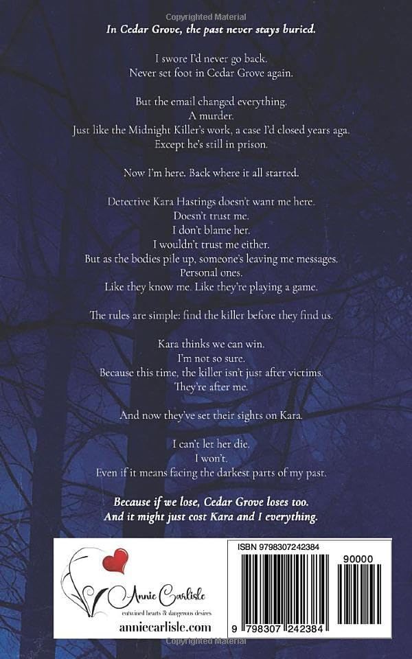 Echoes of Midnight: An Enemies to Lovers, Small Town, Romantic Suspense (Cedar Grove) by Anne Carlisle