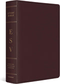 ESV Study Bible, Large Print (Bonded Leather, Burgundy): Holy Bible, English Standard Version by ESV Bibles