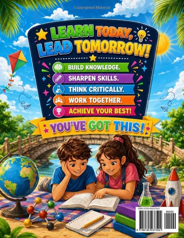 Summer Bridge Workbook Grade 5 to 6: A Summer Learning Adventure with Math, Reading, Writing, Science, Social Studies, STEM Challenges, Critical ... Exercises for Confident Rising 6th Graders by Dr Crawford Allison