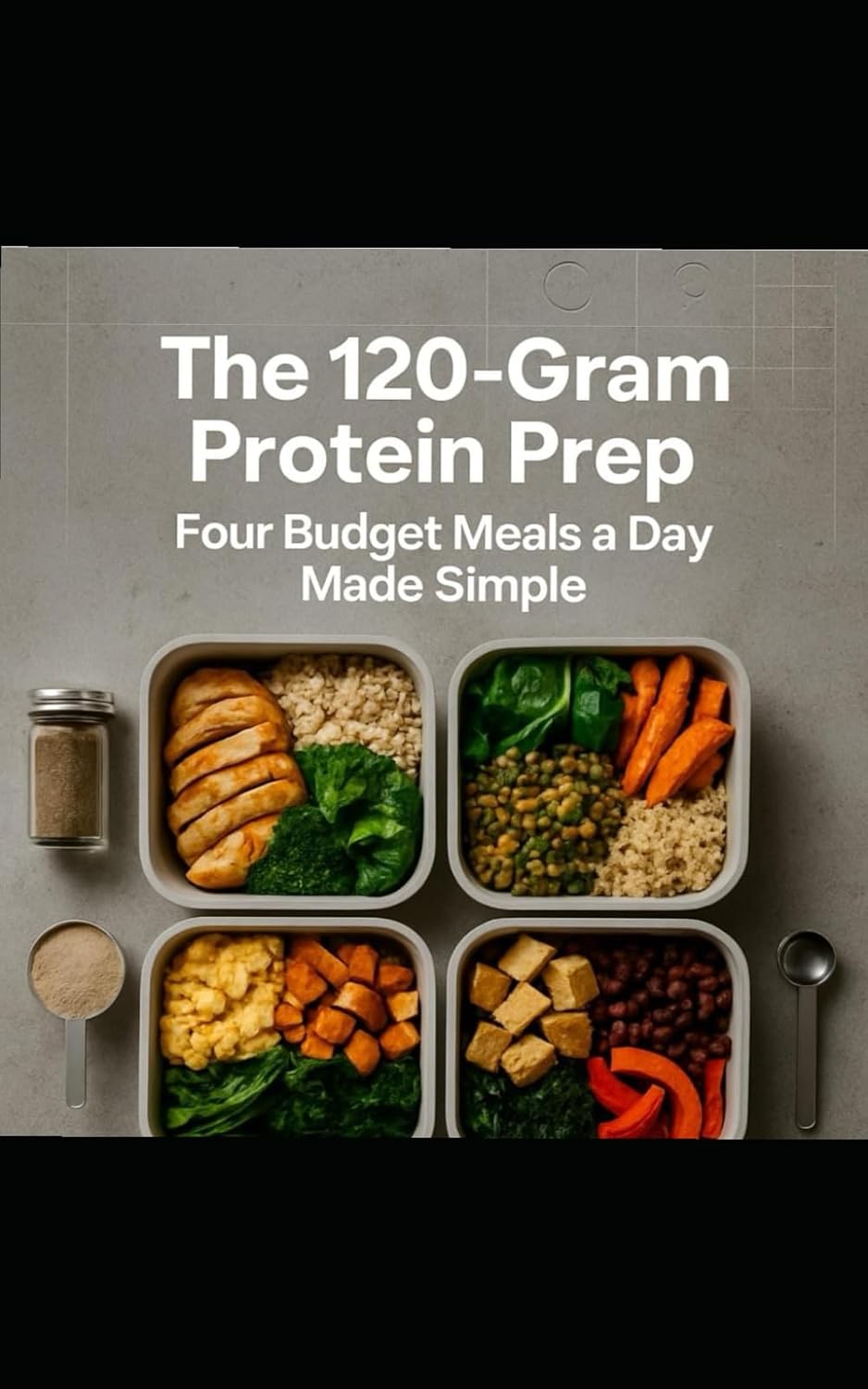 The 120-Gram Protein Prep: Four Budget Meals a Day Made Simple by Eltaher Mohamed