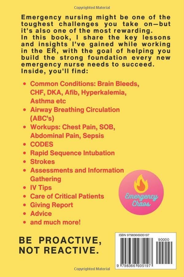 EMERGENCY NURSING Breaking Down the Basics by Emergency Chaos