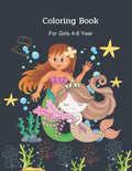 Coloring Book For Girls 4-8 Years: Activity Workbook 50 beautiful Mermaid patterns Theme,Paperback by Jessica Cooper