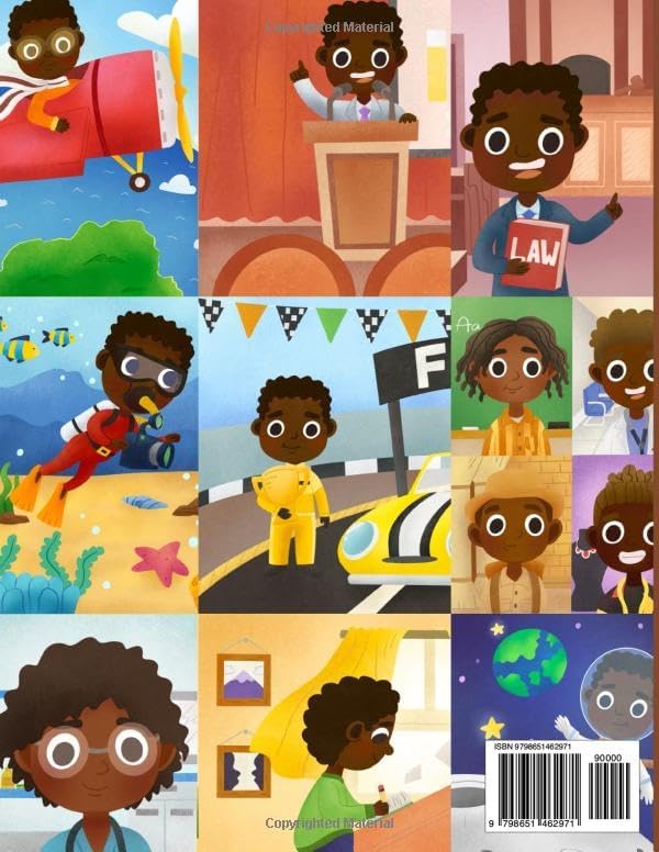 What will I be?: There are no limits on the greatness we can achieve! A positive & powerful picture book showing Black boys planning for their futures. by Jayla Joseph