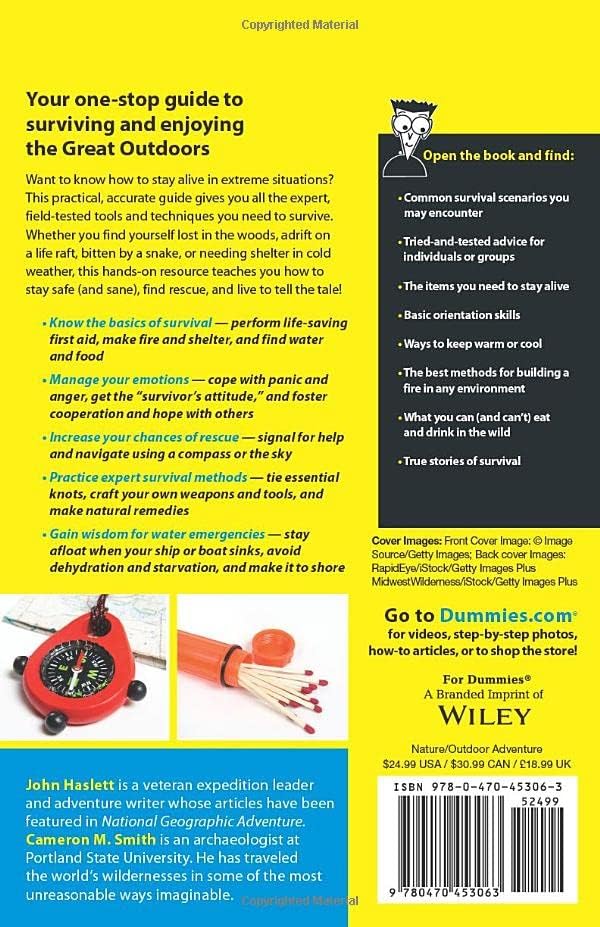 Wilderness Survival For Dummies (For Dummies Series) by Cameron M. Smith
