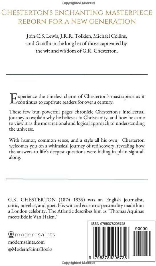 Orthodoxy: A Modern Translation by G.K. Chesterton