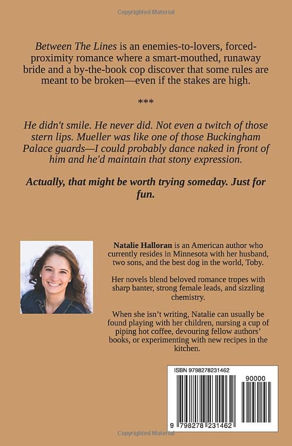 Between The Lines: An Enemies to Lovers, Forced Proximity Romance; The Redliner Series - Book One by Natalie Halloran