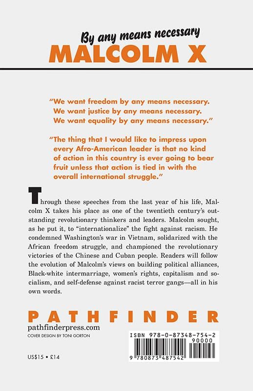 By Any Means Necessary by Malcolm X