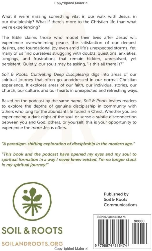 Soil & Roots: Cultivating Deep Discipleship by Brian Fisher