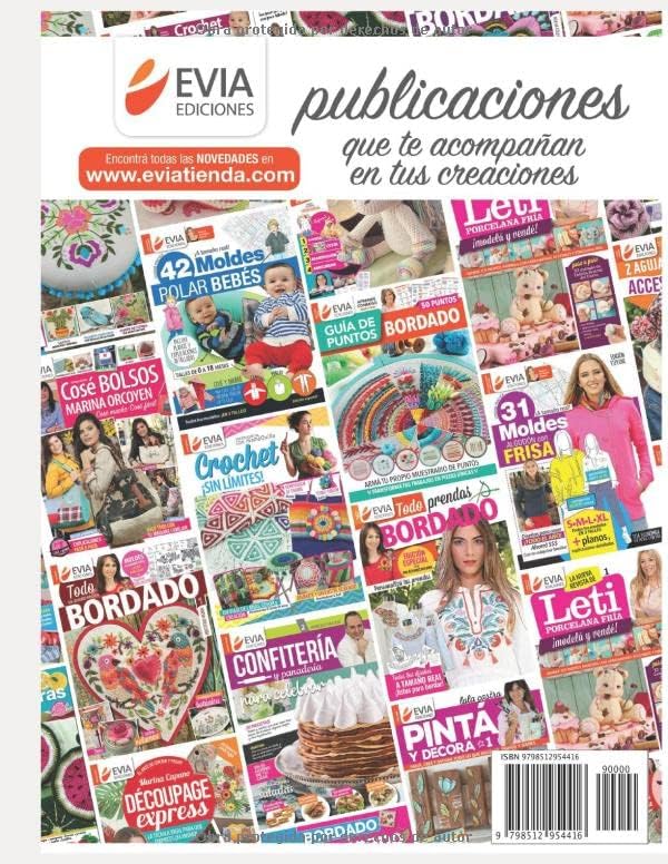 Accesorios tejidos a crochet 2: Guía práctica para el tejido a crochet de bufandas, gorros, polainas, carteras y otros accesorios (CROCHET I) (Spanish Edition) by EVIA EDICIONES