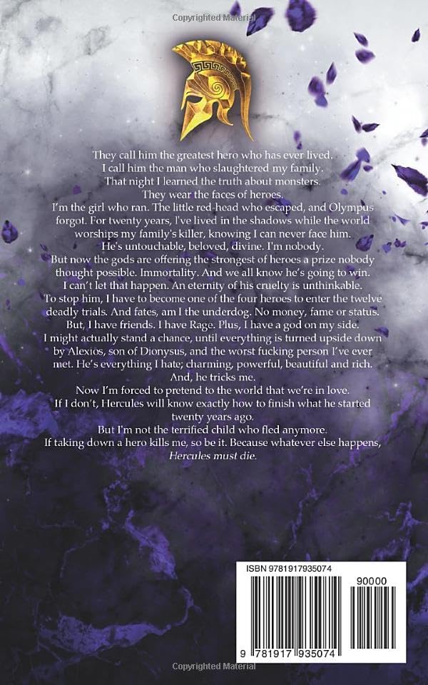 Immortal Fury: A Greek mythology Romantasy (Hercules Must Die) by Eliza Raine