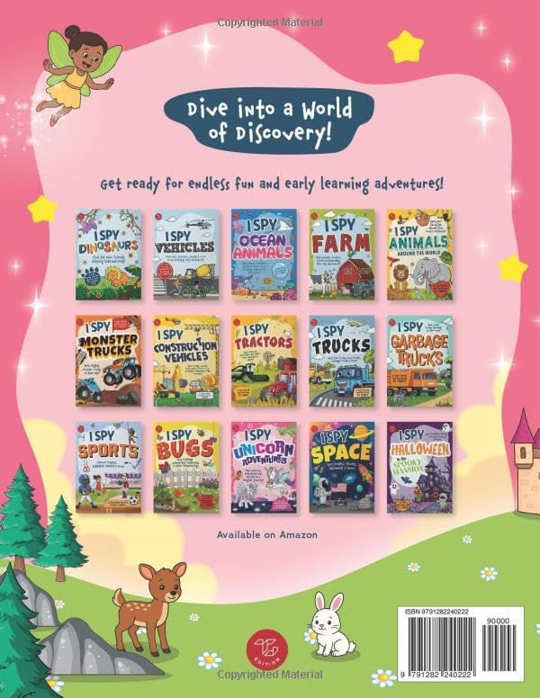 I Spy Everything for Girls: Spot Unicorns, Princesses, Fairies & More! A Cute Search and Find Book for Toddlers (I Spy Books for Toddlers) by Marlies Larch