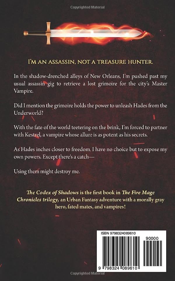 The Codex of Shadows (The Fire Mage Chronicles) by Tiffani Skye