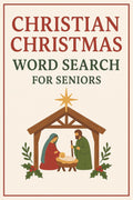 Christian Christmas Word Search For Seniors: Word Searches with Easy to Read Print about Religion, Christ, Bible and More for Seniors and Adults | 6x9 ... | Perfect For Relaxing In Your Free Time by Blue Panda