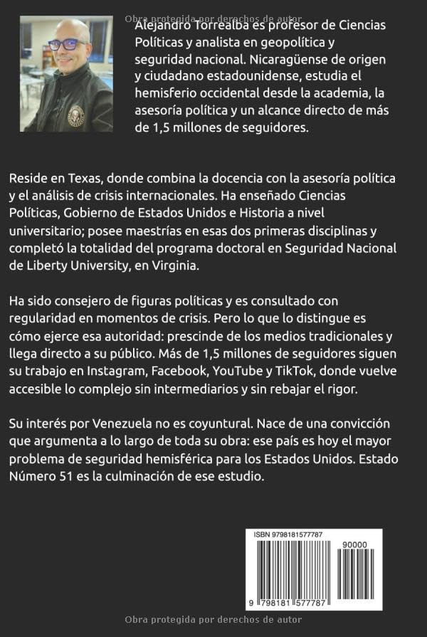 Estado Número 51: Venezuela, Estados Unidos y el nuevo tablero del poder mundial (Spanish Edition) by Prof Alejandro Alfredo Torrealba