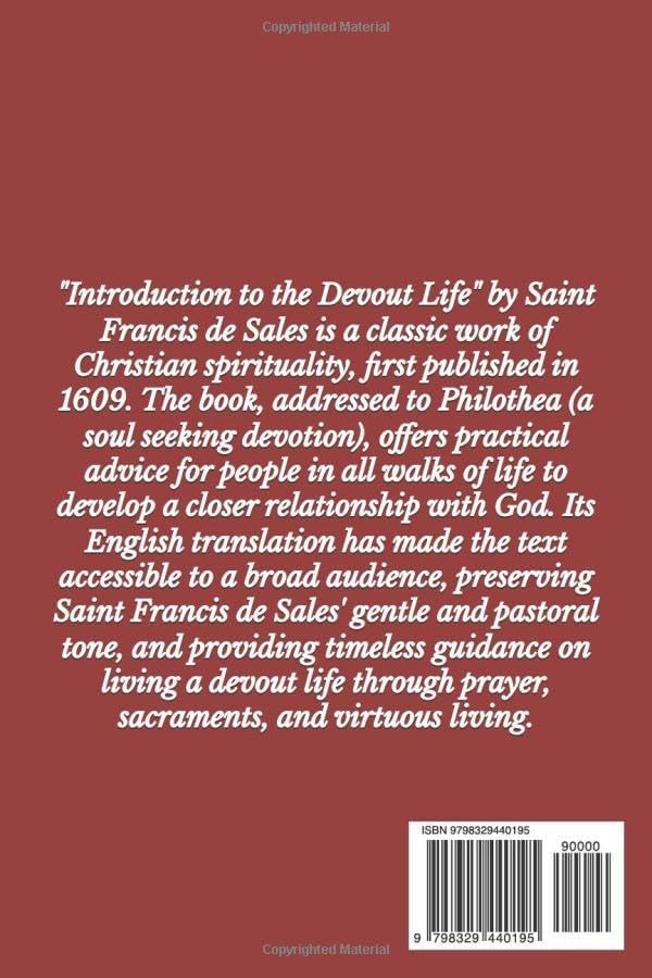 Introduction to the Devout Life by Saint Francis de Sales