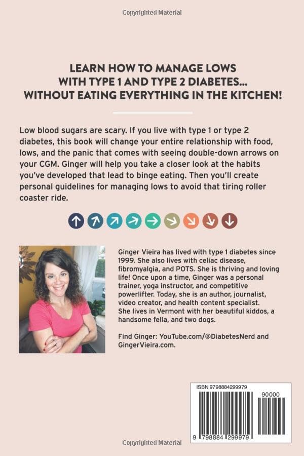 Stop Overeating During Low Blood Sugars with Diabetes: Learn how to manage hypoglycemia with type 1 and type 2 diabetes by Ginger Vieira