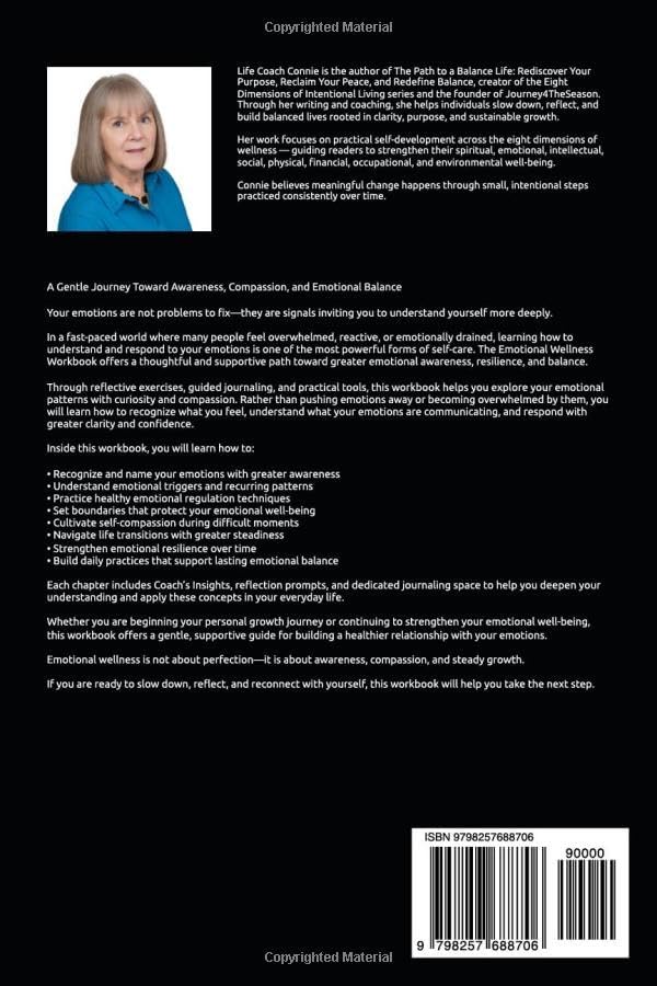 Emotional Wellness Workbook: Understand Your Emotions, Strengthen Your Resilience, and Respond with Confidence & Balance by Connie Summers