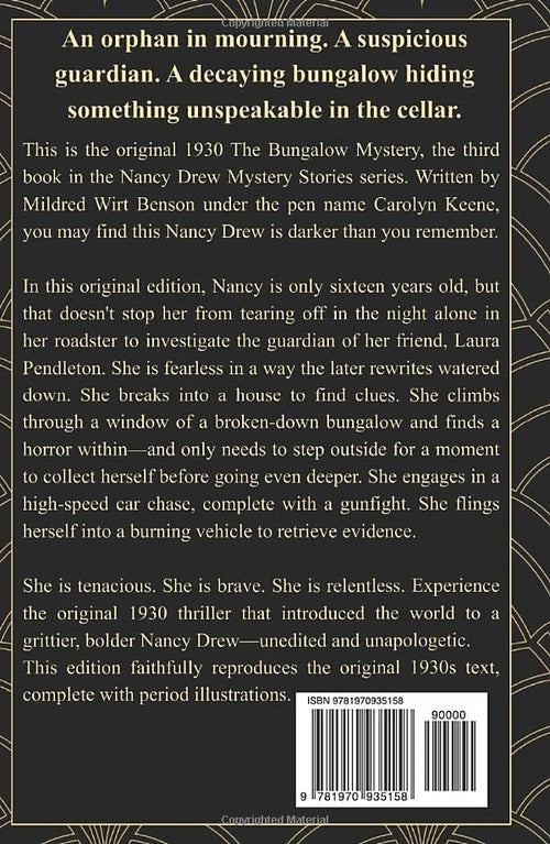 1930s Original Nancy Drew- The Bungalow Mystery: Vintage Nancy Drew Book 3 (Vintage Nancy Drew Book Set: 1930s Original Nancy Drew Mystery Series) by Carolyn Keene