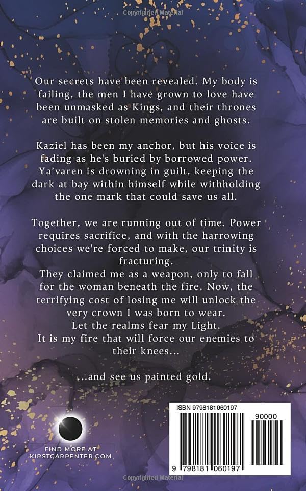 Painted Gold: An Epic Dark Romantasy with Why Choose, Found Family, Pregnancy, and Immortal Bonds (Eclipse Realms Saga) by Kirst N. Carpenter