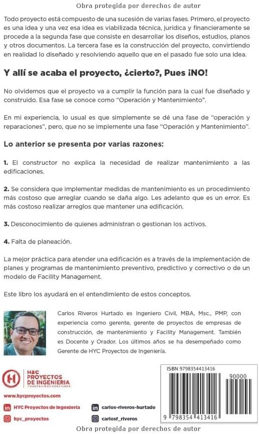 LA GUÍA DEFINITIVA: Facility Management y Mantenimiento de Edificaciones (Spanish Edition) by Carlos Riveros Hurtado