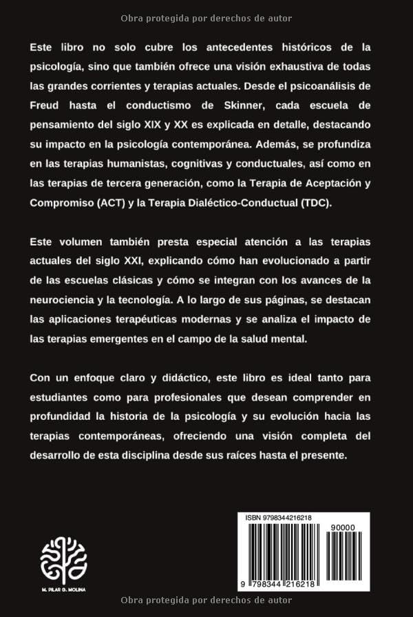 Historia de la Psicología: Desde la Antigüedad hasta el Mundo Contemporáneo. Grado de Psicología. (Grado de Psicología. Universidad.) (Spanish Edition) by M. Pilar G. Molina