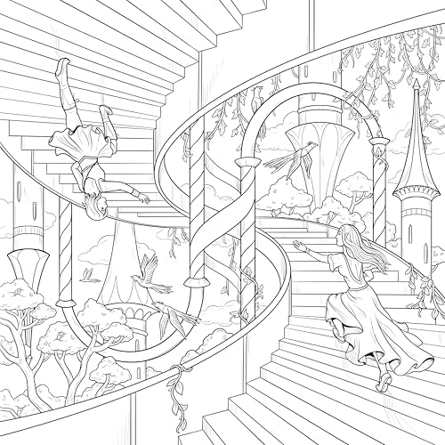 Mythographic Color and Discover: Romantasy: An Artist’s Coloring Book of Fantasy Romance by Weronika Kolinska