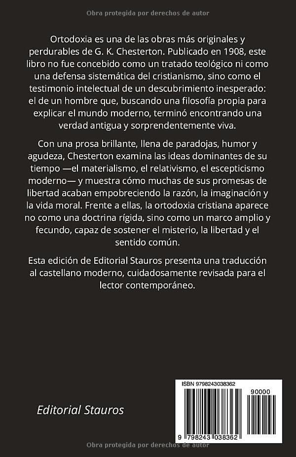 Ortodoxia (Spanish Edition) by Gilbert Keith Chesterton
