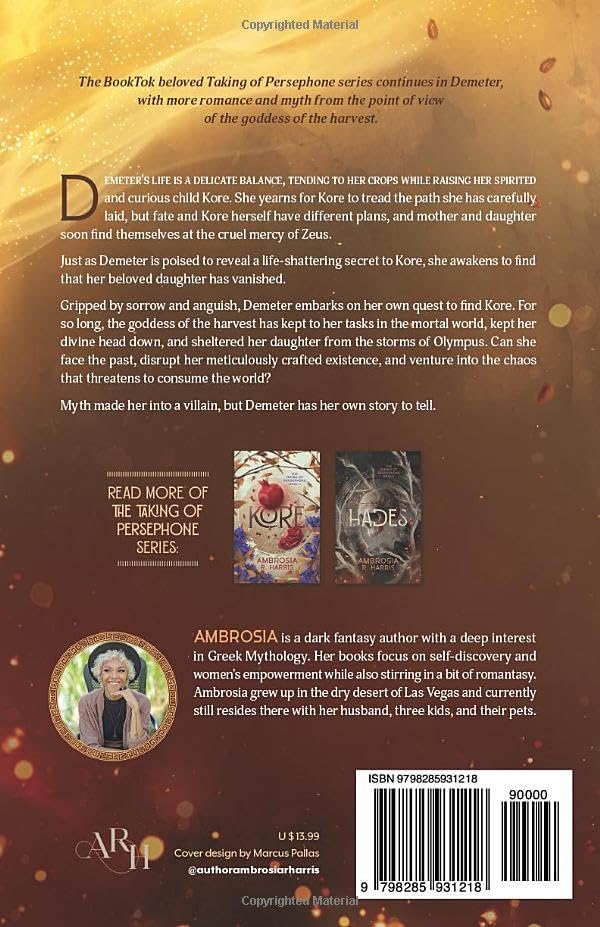 The Taking of Persephone Series: Demeter by Ambrosia R. Harris