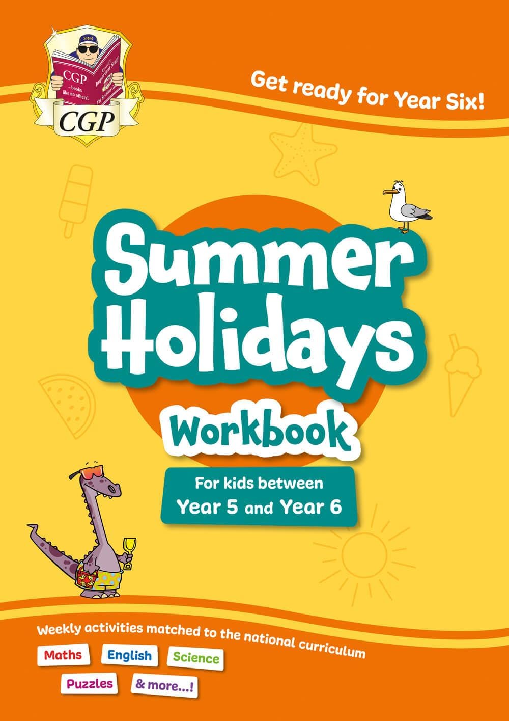 Coordination Group Publications Ltd (CGP) CGP Summer Holidays Activity Workbook - for kids between Year 5 and Year 6 (ages 9-10) (CGP Summer Holiday Workbooks). by CGP Books