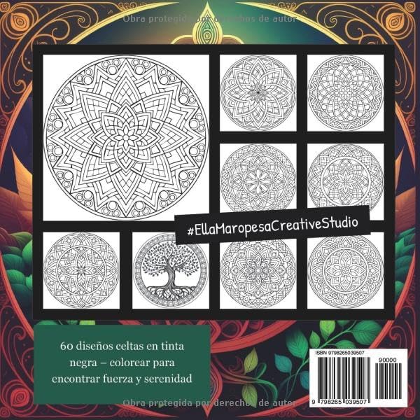 Libro para Colorear Mandalas Celtas: Nudos que Conectan Energías (Spanish Edition) by Ella Maropesa