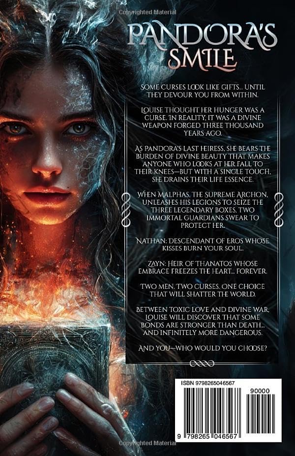Pandora's smile: An enemies-to-Lovers dark romantasy of cursed heroines, fated mates, and forbidden magic book 1 by Louise Everlane